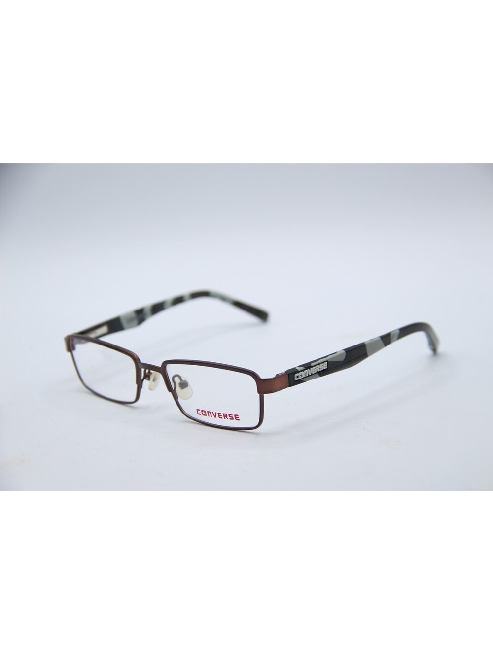 Converse K012 Brown Black White Authentic Eyeglasses 47-16